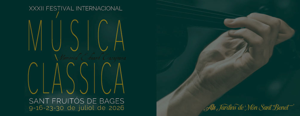 Banner de Sant Fruitós de Bages - Festival Internacional de Música Clàssica 2026