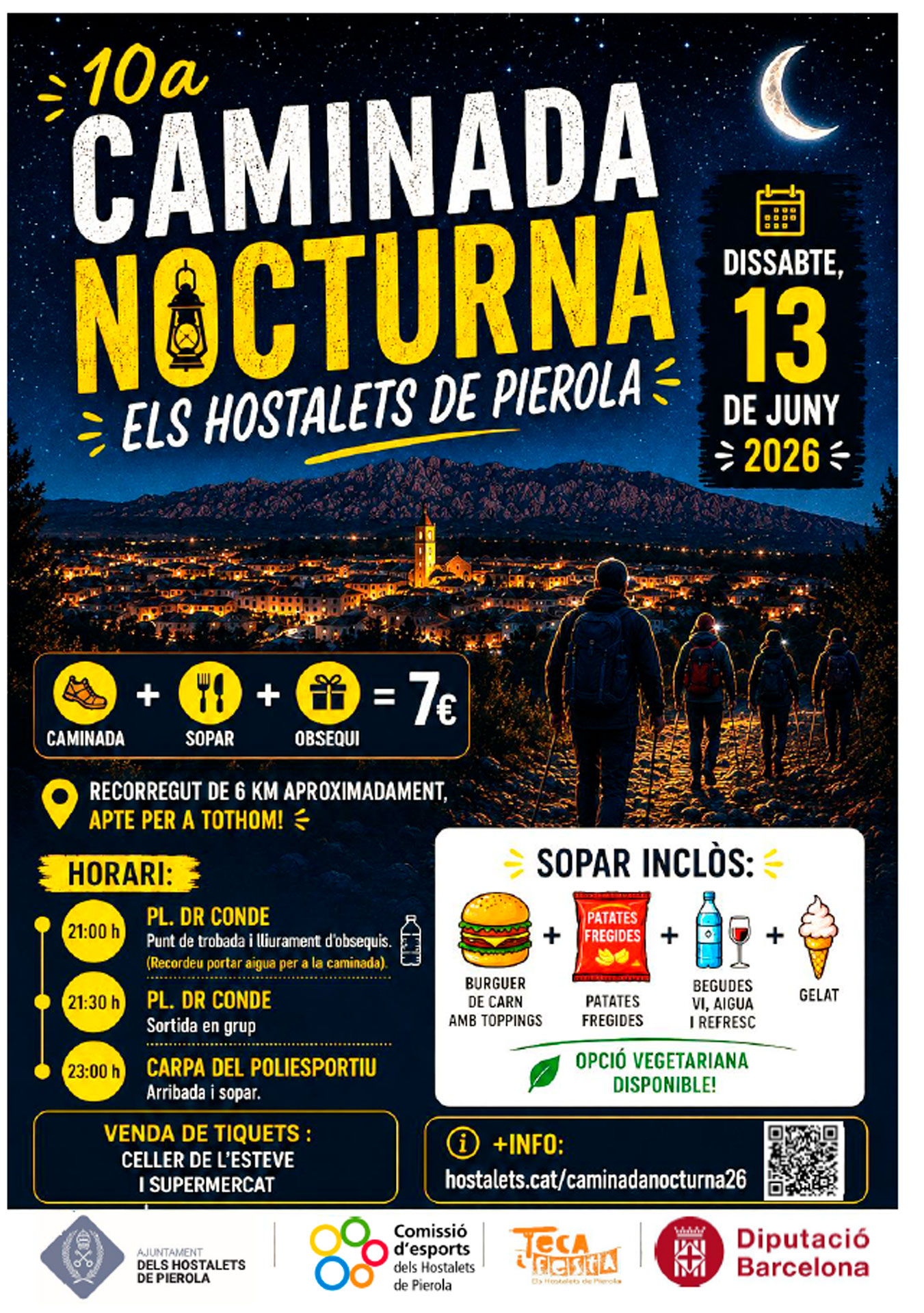 Caminada nocturna 2026 - Els Hostalets de Pierola