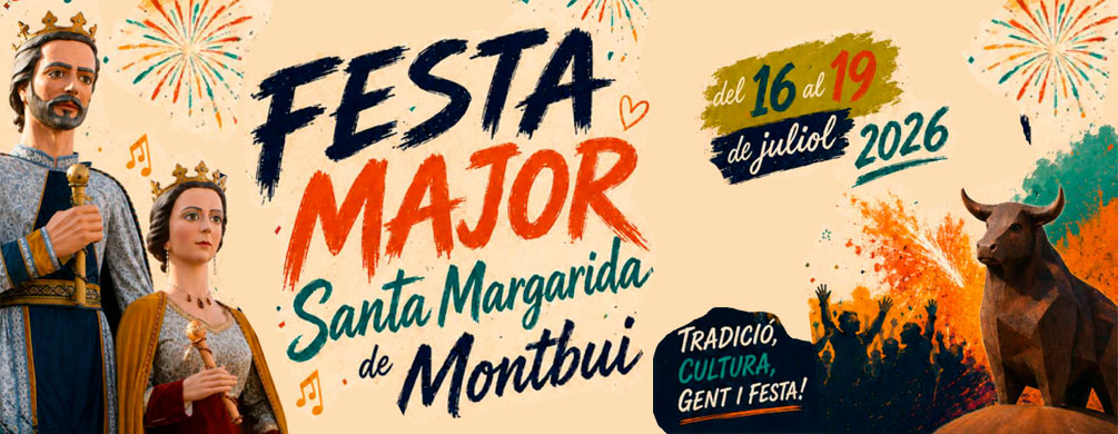Banner de Santa Margarida de Montbui - Festa Major 2026