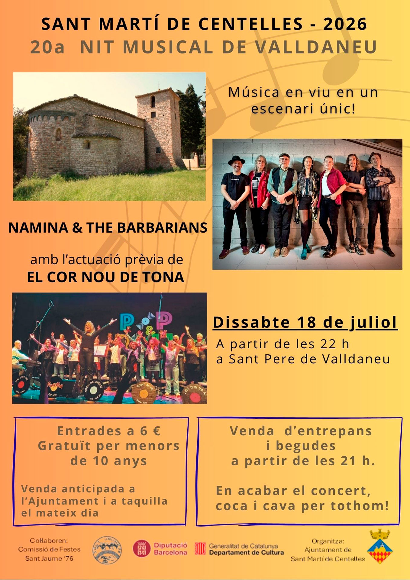 Sant Martí de Centelles - Nit Musical de Valldaneu 2026