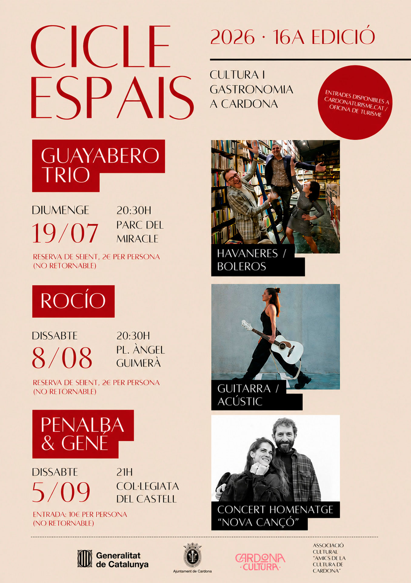 Cicle Espais 2026 - Cardona