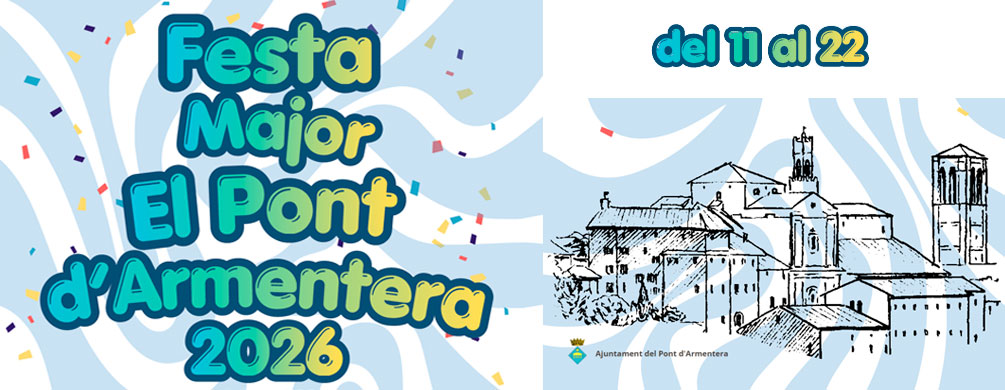 Banner de El Pont d'Armentera - Festa Major 2026
