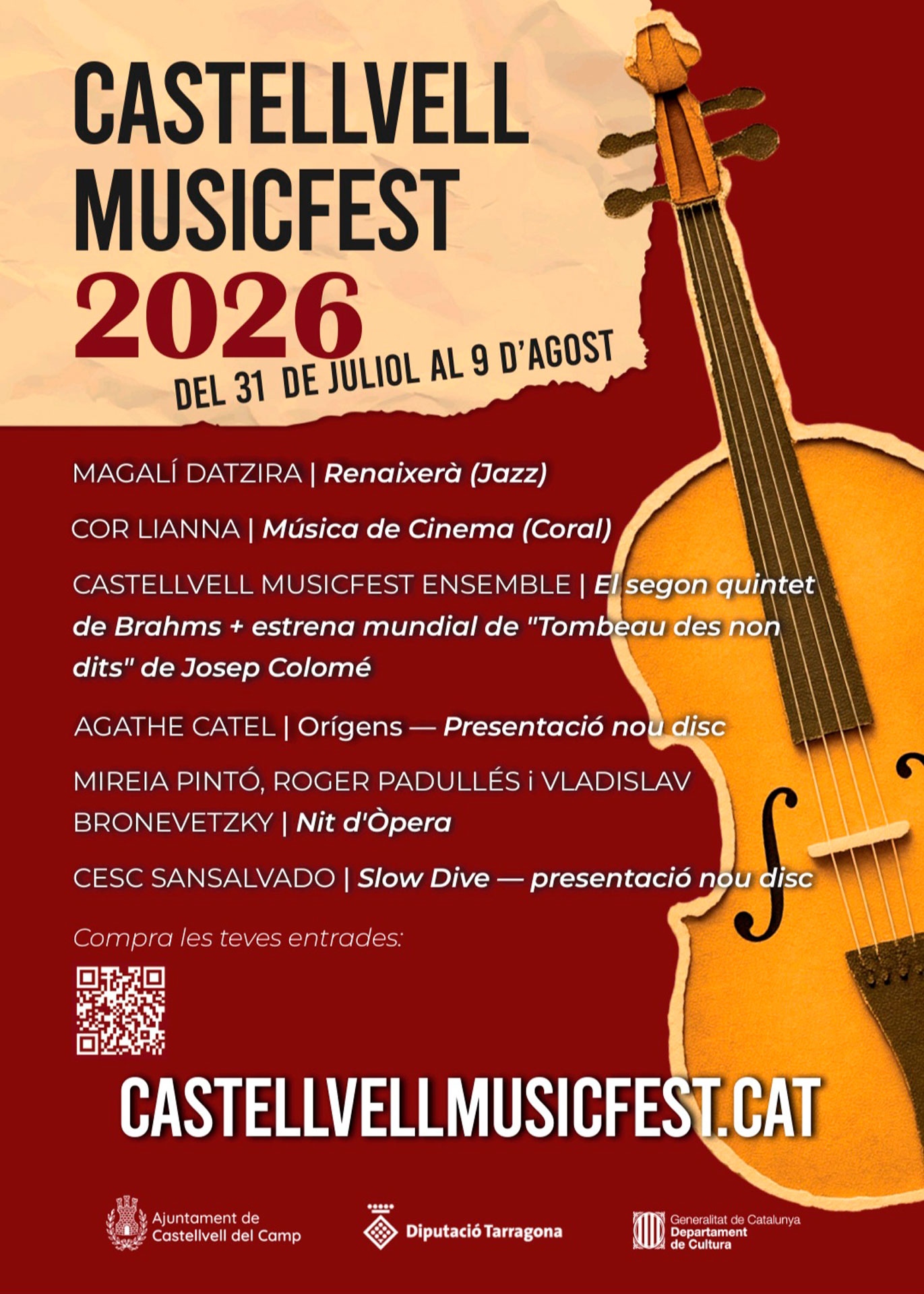 Castellvell MusicFest 2026 - Castellvell del Camp