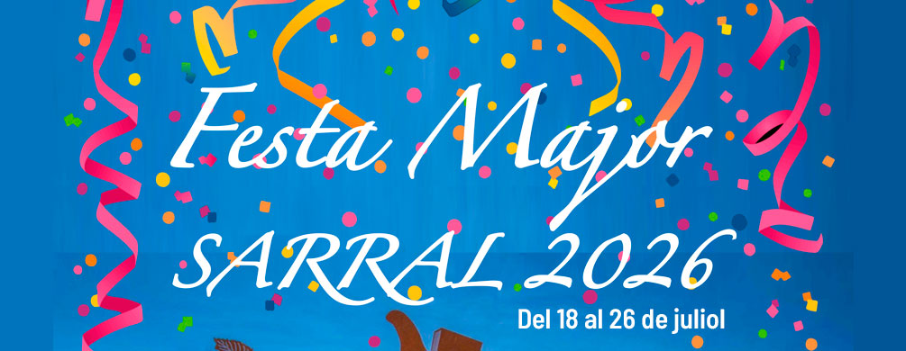 Banner de Sarral - Festa Major 2026