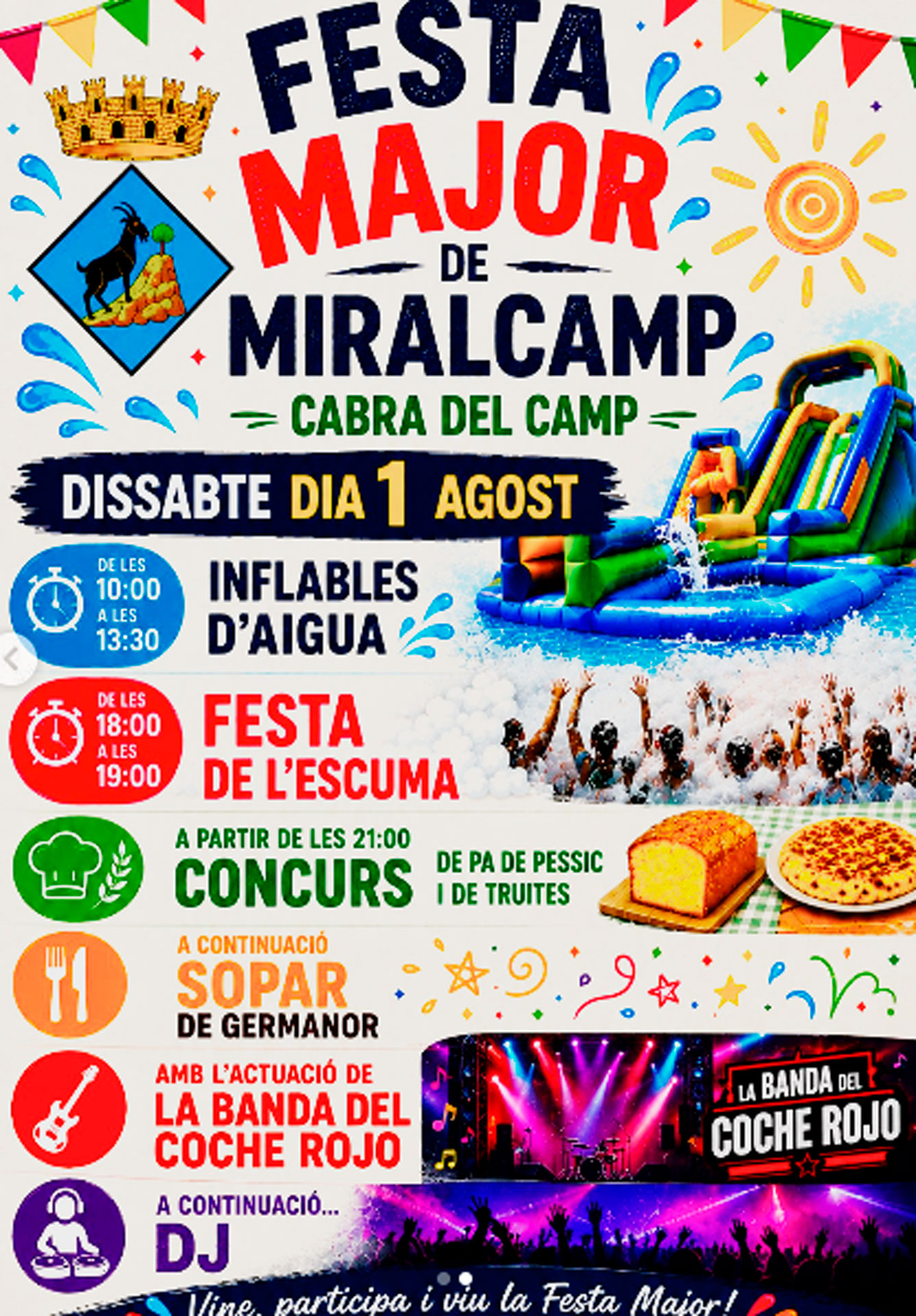 Festa Major de Miralcamp 2026 - Cabra del Camp