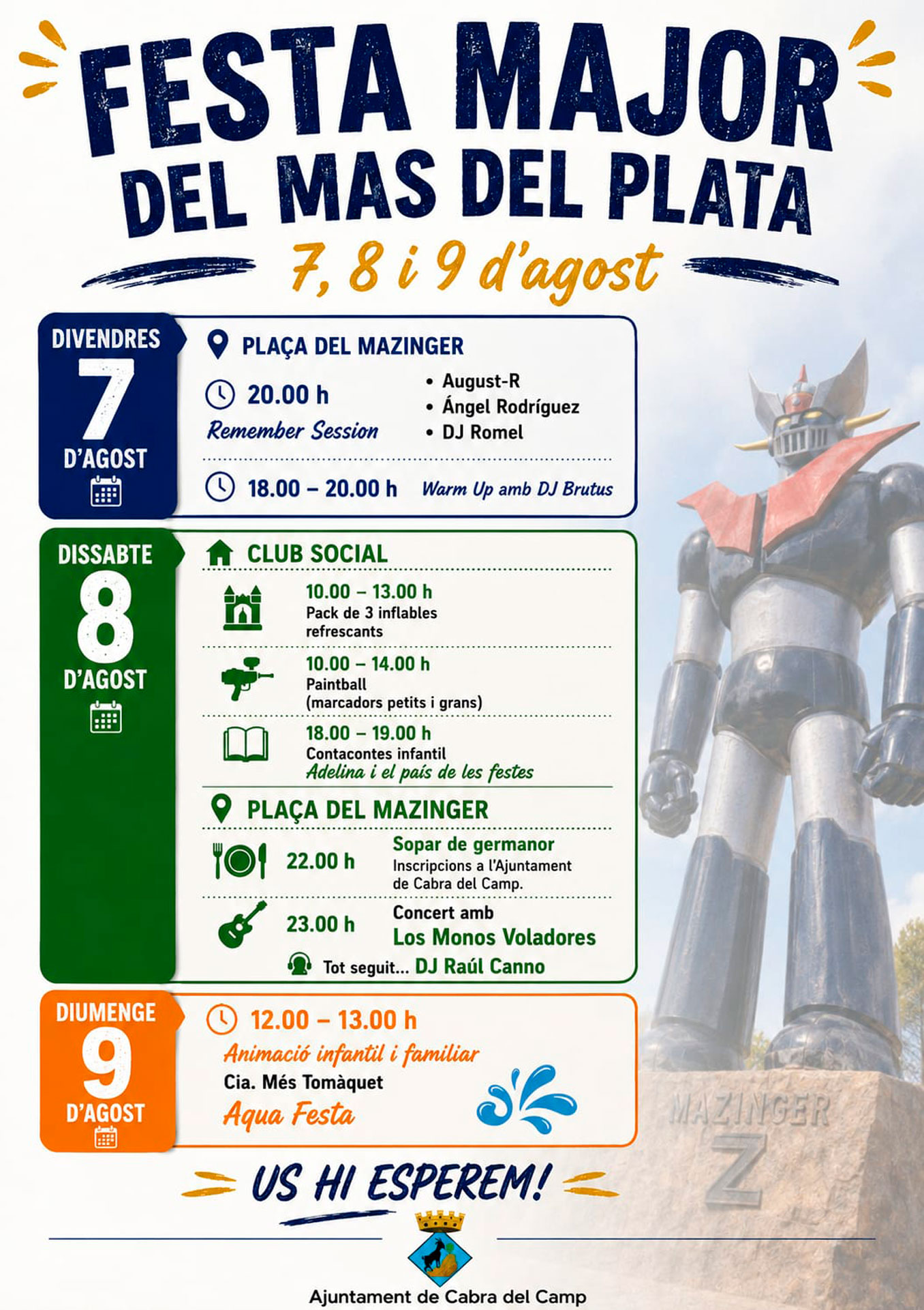 Festa Major del Mas del Plata 2026 - Cabra del Camp