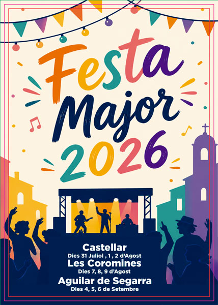 Aguilar de Segarra - Festa Major 2026