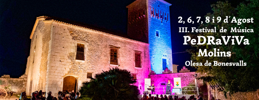 Banner de Olesa de Bonesvalls - Festival PedraViva Molins 2026