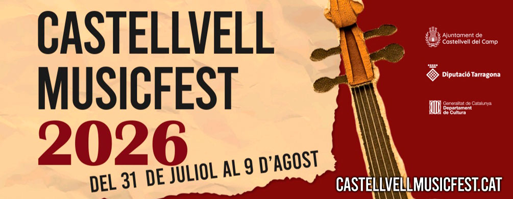 Banner de Castellvell del Camp - Castellvell MusicFest 2026