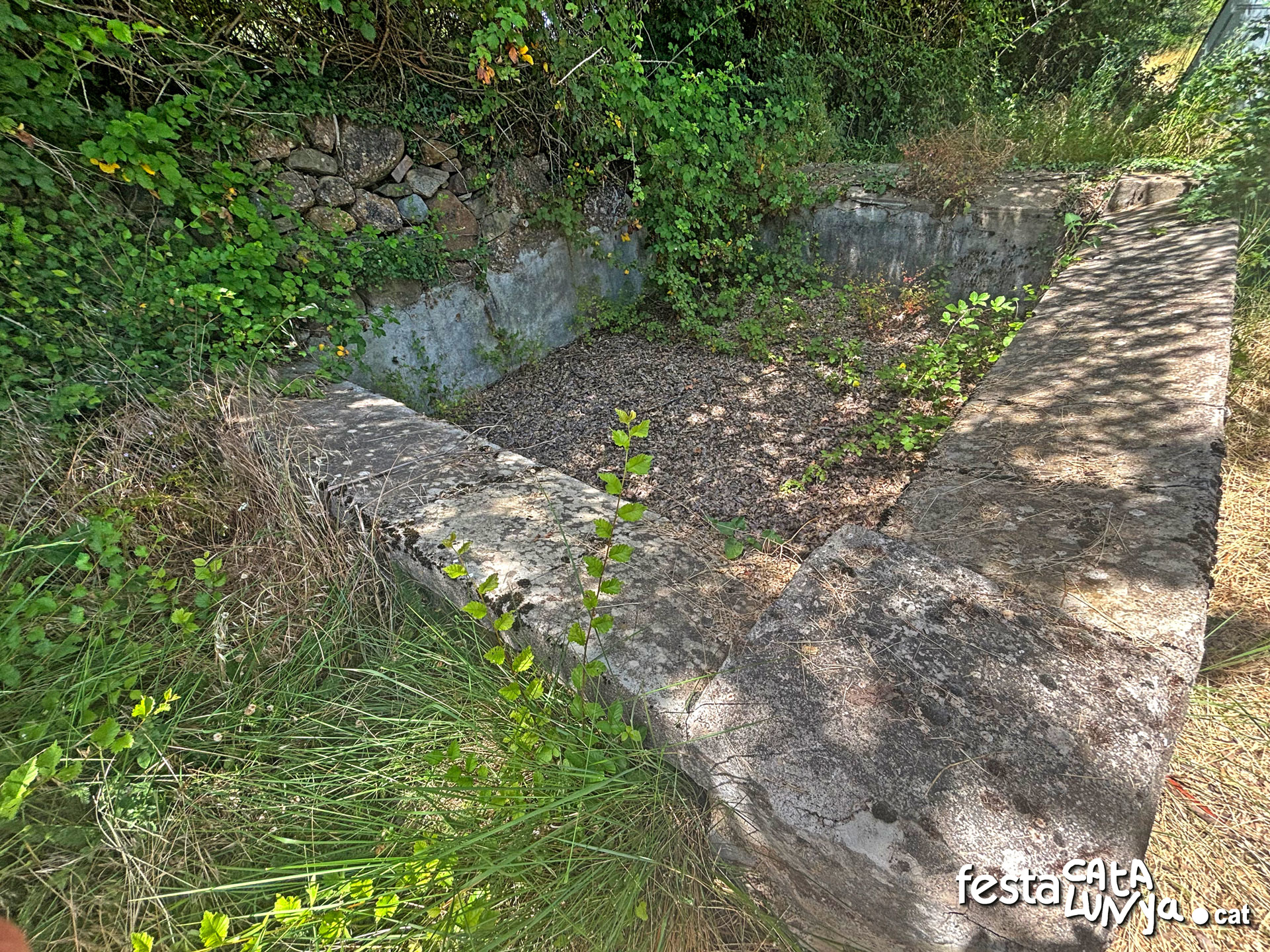 Safareig, font i abeurador de Burguet - Senterada