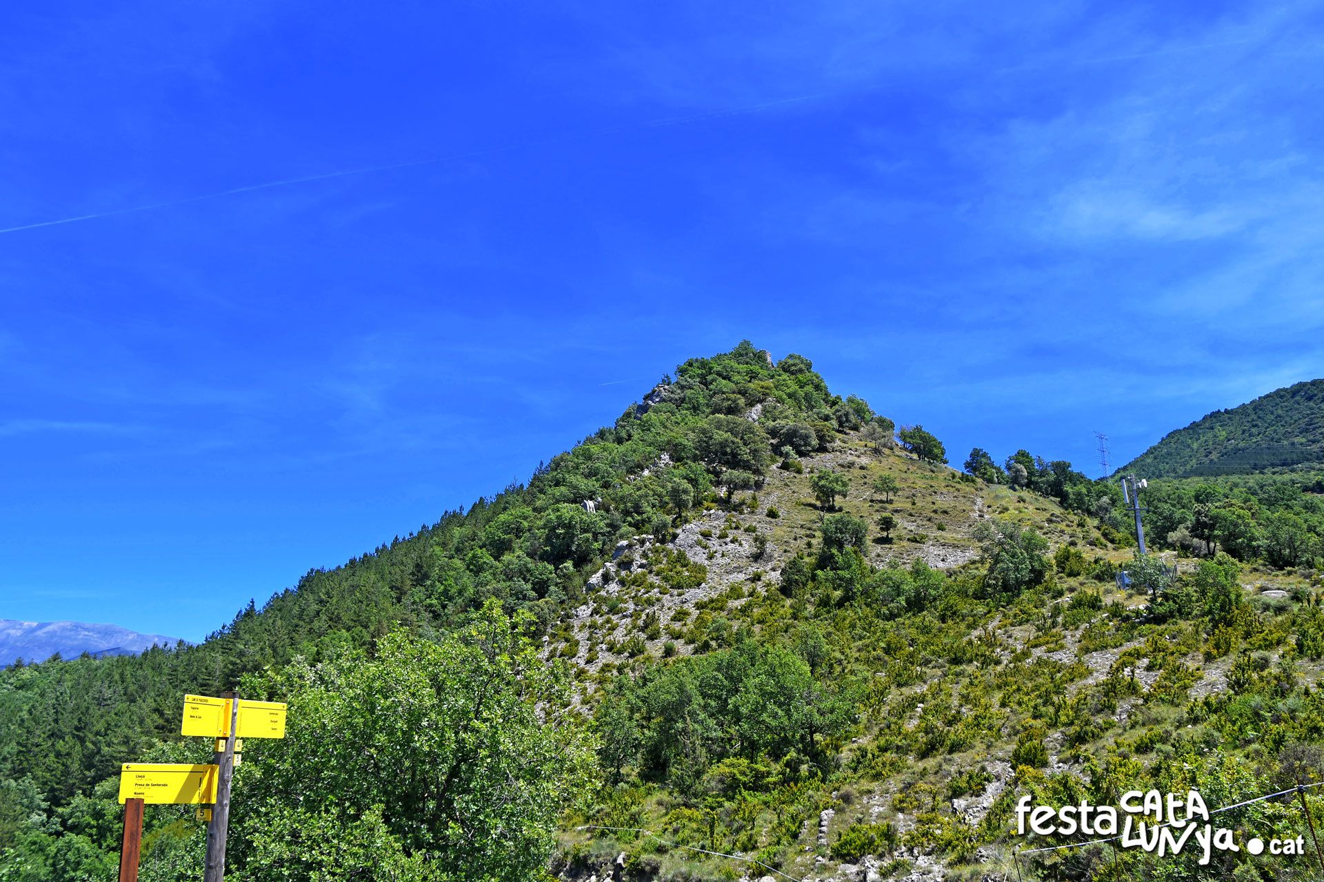 Vista panoràmica des de Puigcerver - Senterada