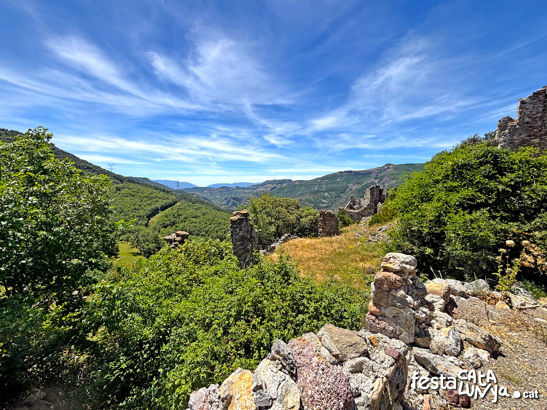 Vista panoràmica des de Puigcerver - Senterada