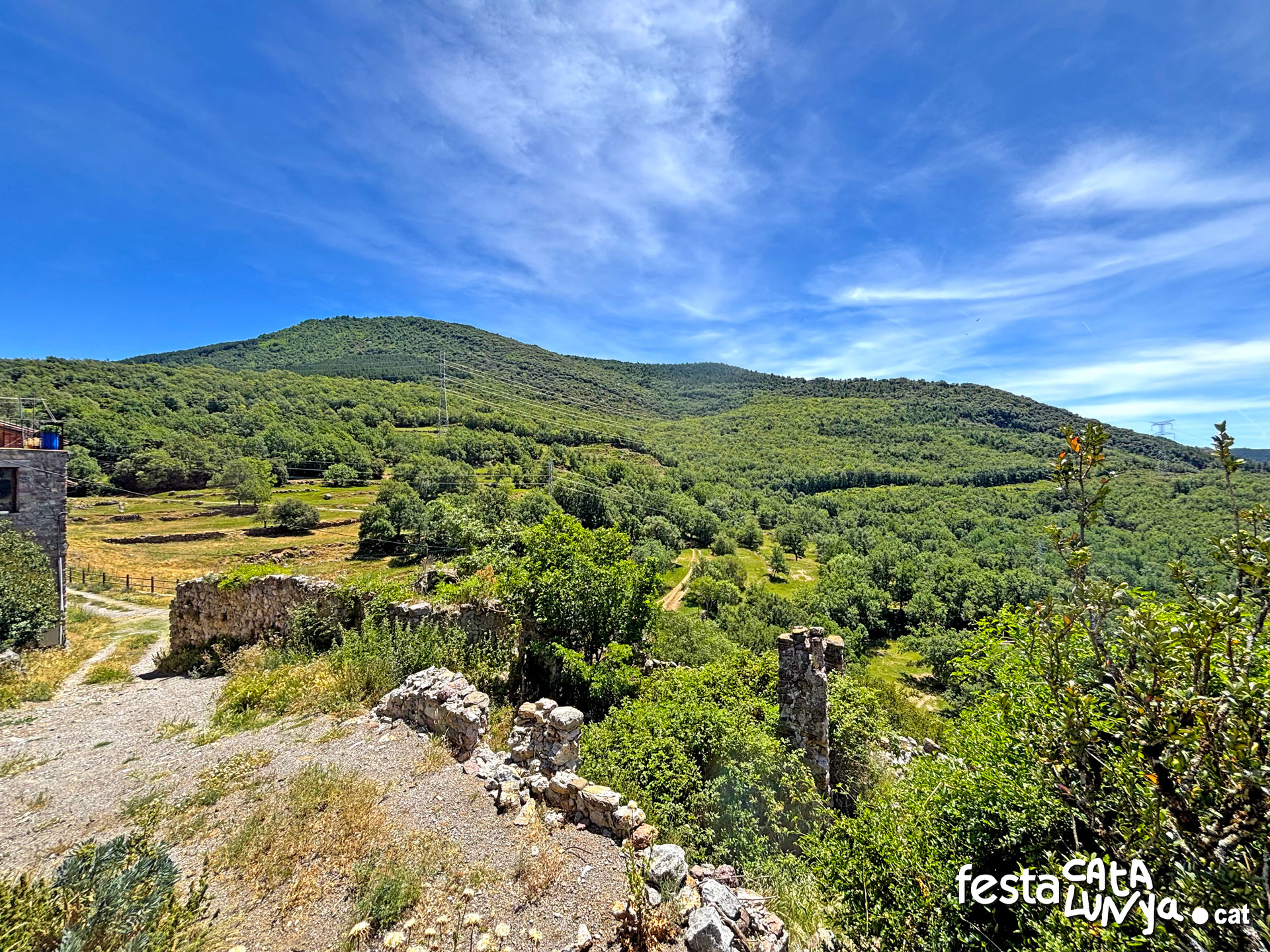 Vista panoràmica des de Puigcerver - Senterada