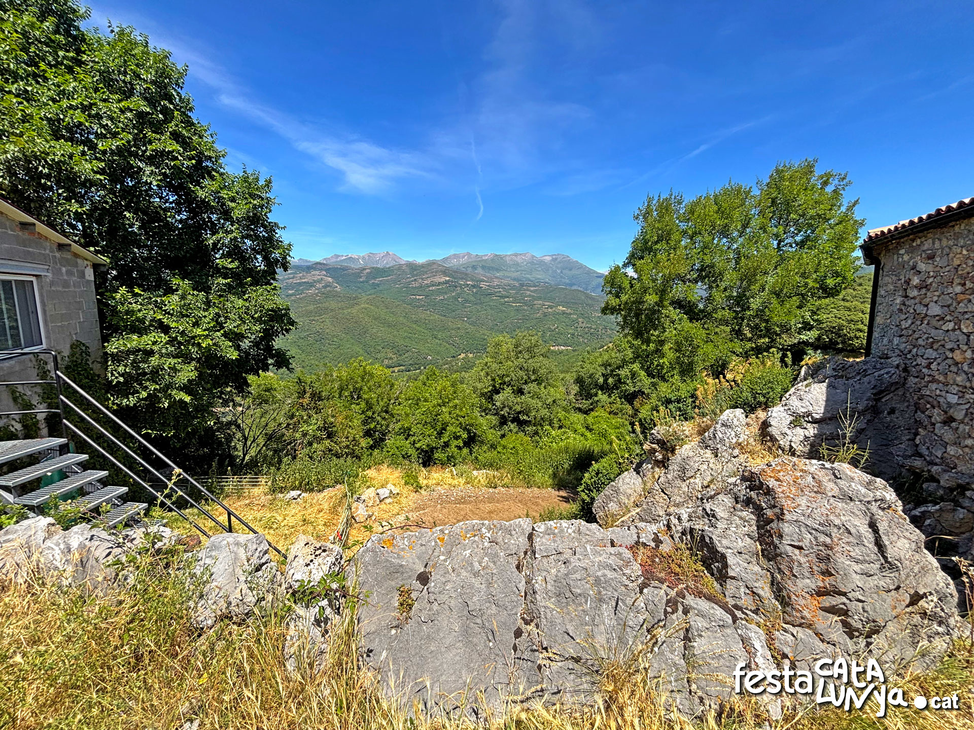 Vista panoràmica des de Puigcerver - Senterada