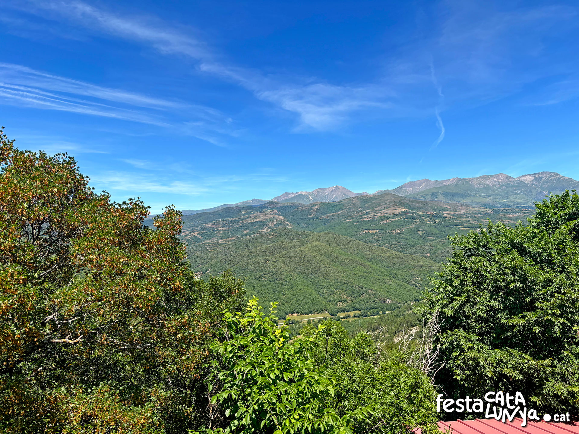 Vista panoràmica des de Puigcerver - Senterada
