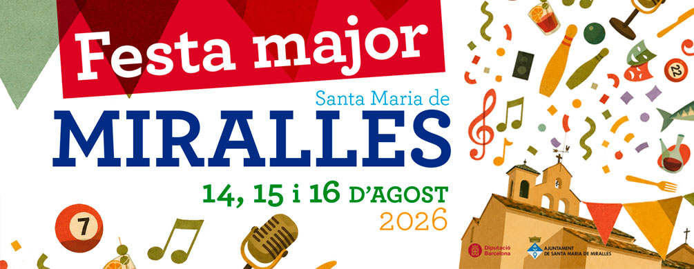 Banner de Santa Maria de Miralles - Festa Major 2026