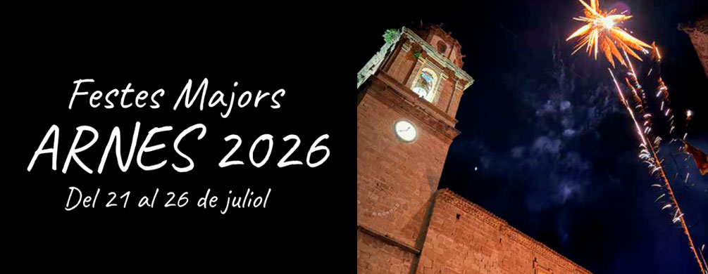 Banner de Arnes - Festes Majors 2026