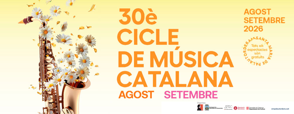 Banner de Santa Maria de Palautordera - Cicle de Música Catalana 2026