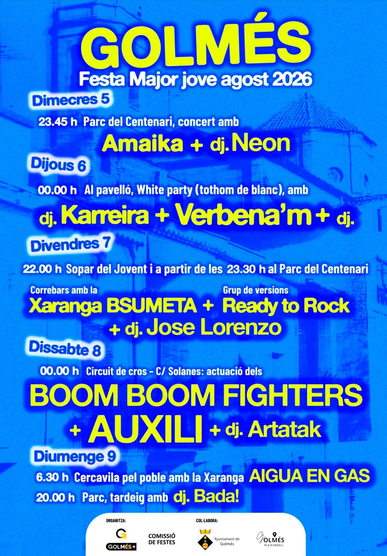 Festa Major 2026 - Golmés