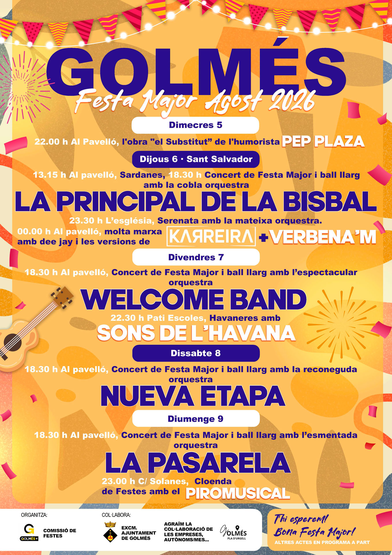Festa Major 2026 - Golmés