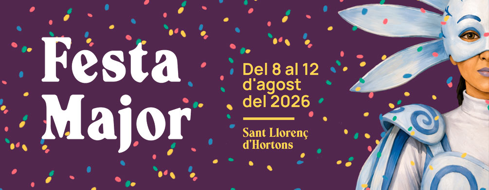 Banner de Sant Llorenç d'Hortons - Festa Major 2026