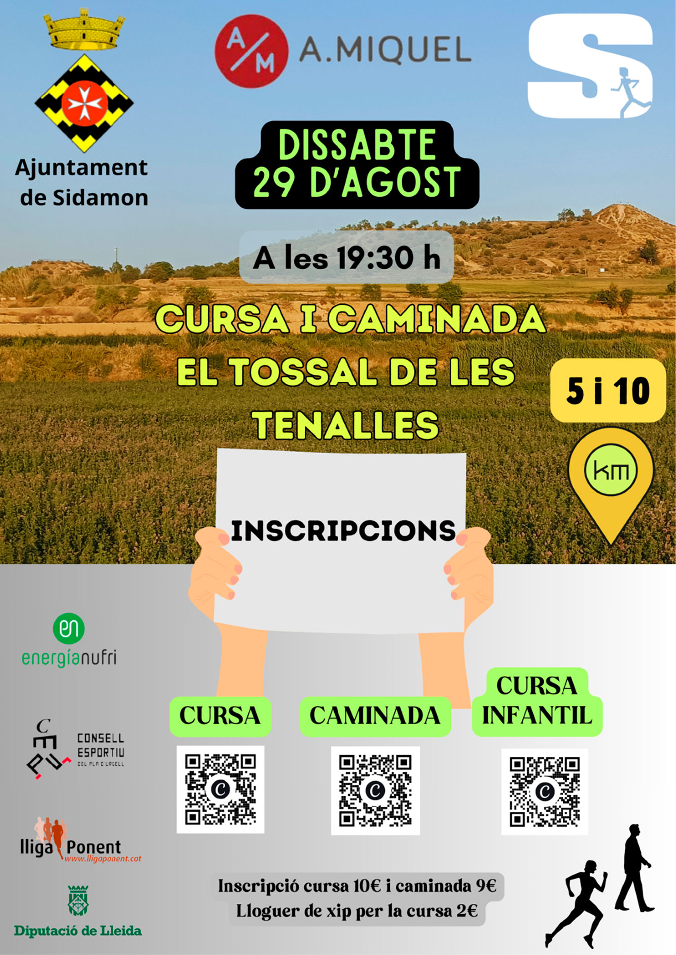 Cursa Tossal de les Tenalles 2026 - Sidamon