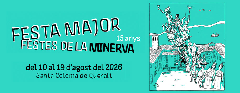 Banner de Santa Coloma de Queralt - Festa Major, Festes de la Minerva 2026