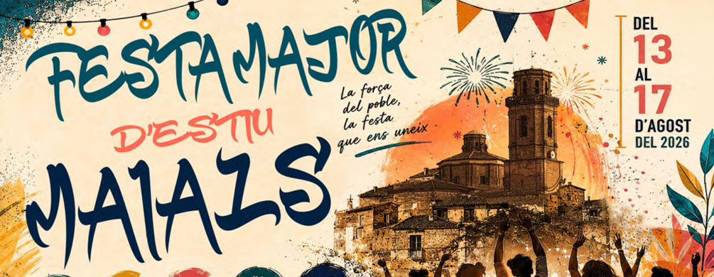 Banner de Maials  - Festa Major d'estiu 2026