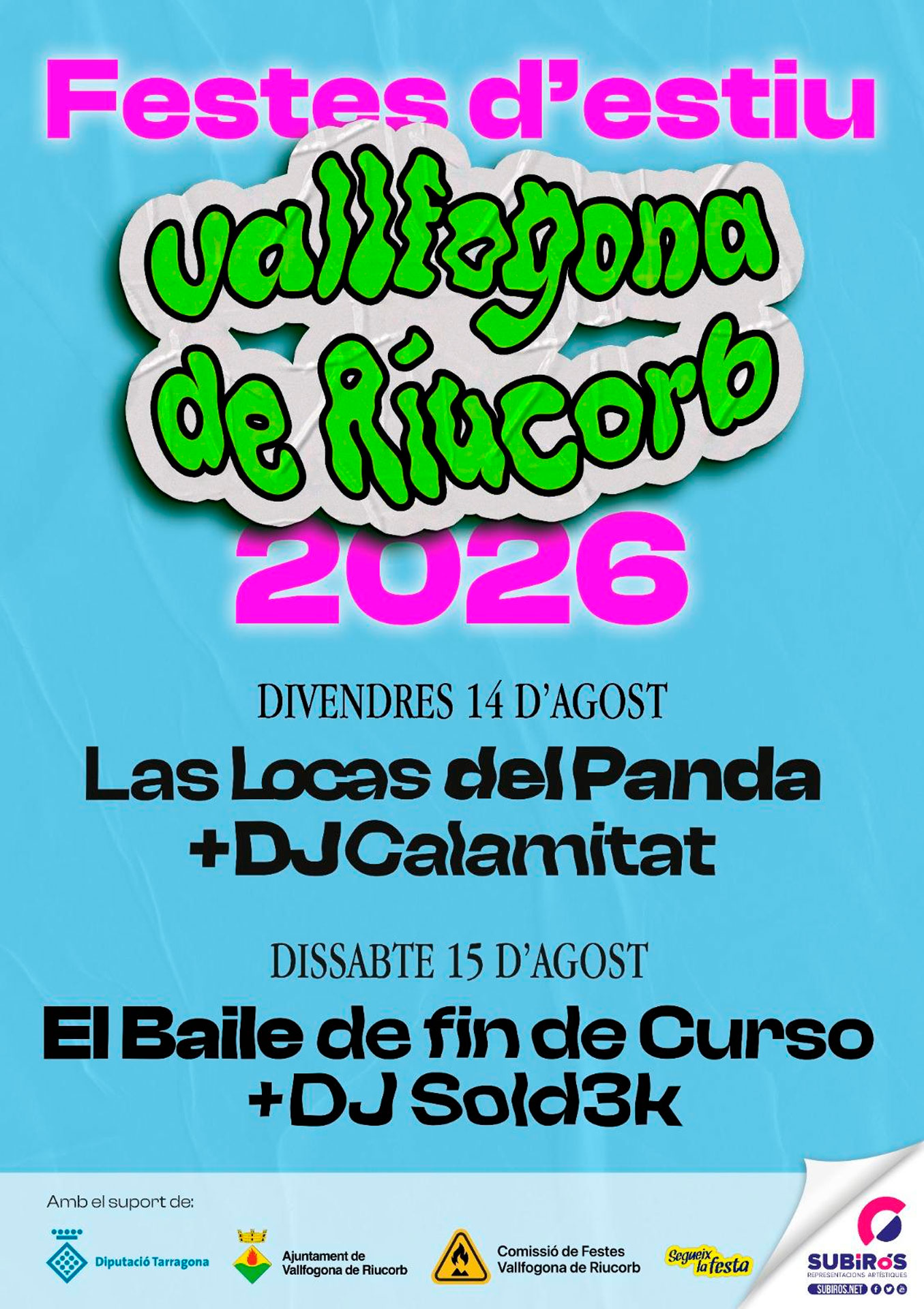 Festes d'estiu a Vallfogona de Riucorb
