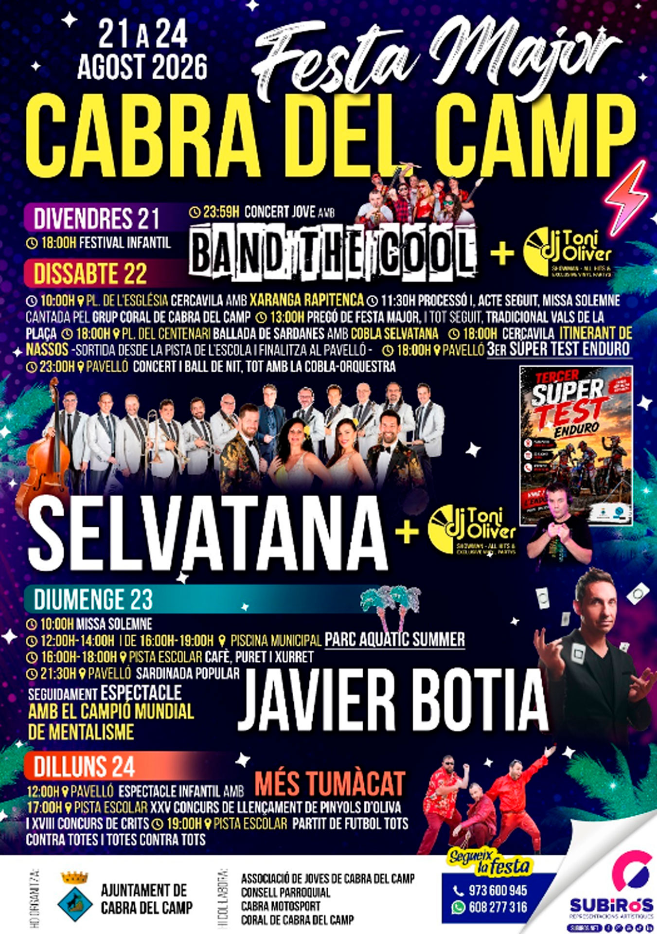 Festa Major 2026 - Cabra del Camp