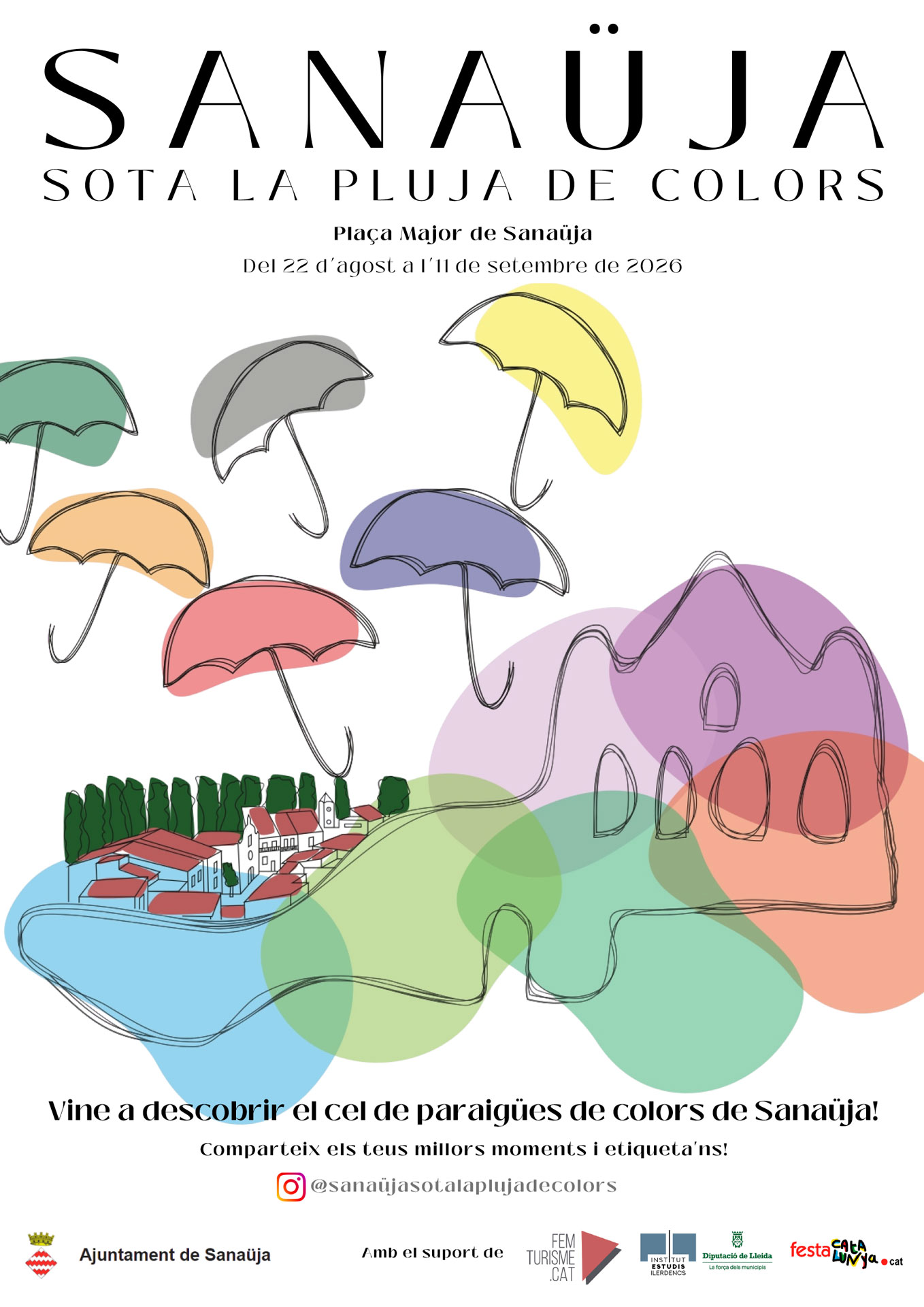 Sanaüja sota la pluja de colors 2026