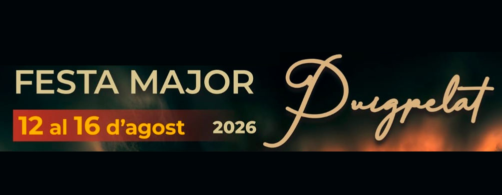 Banner de Puigpelat - Festa Major 2026