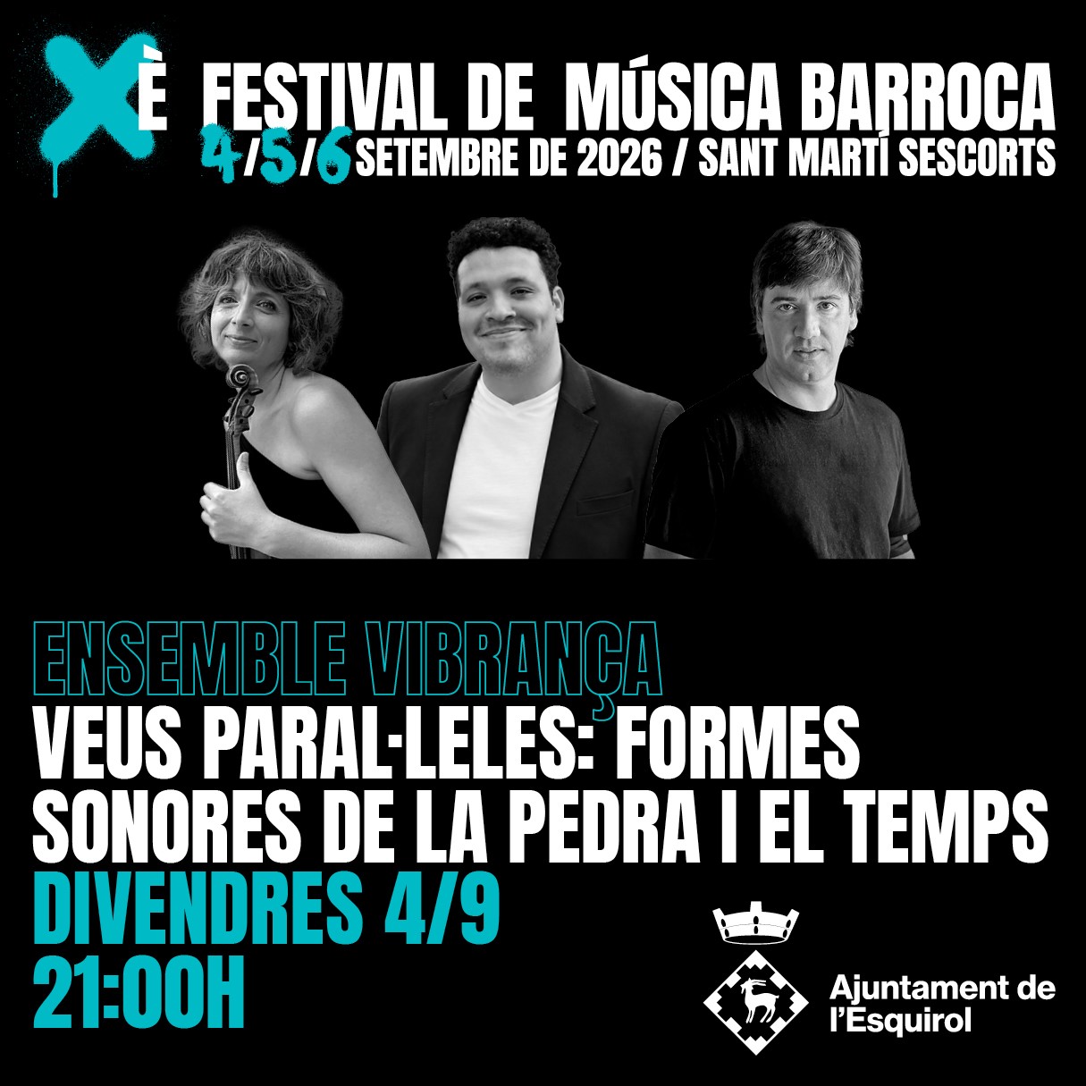 Festival de Música Barroca a Sant Martí Sescorts 2026 - L'Esquirol