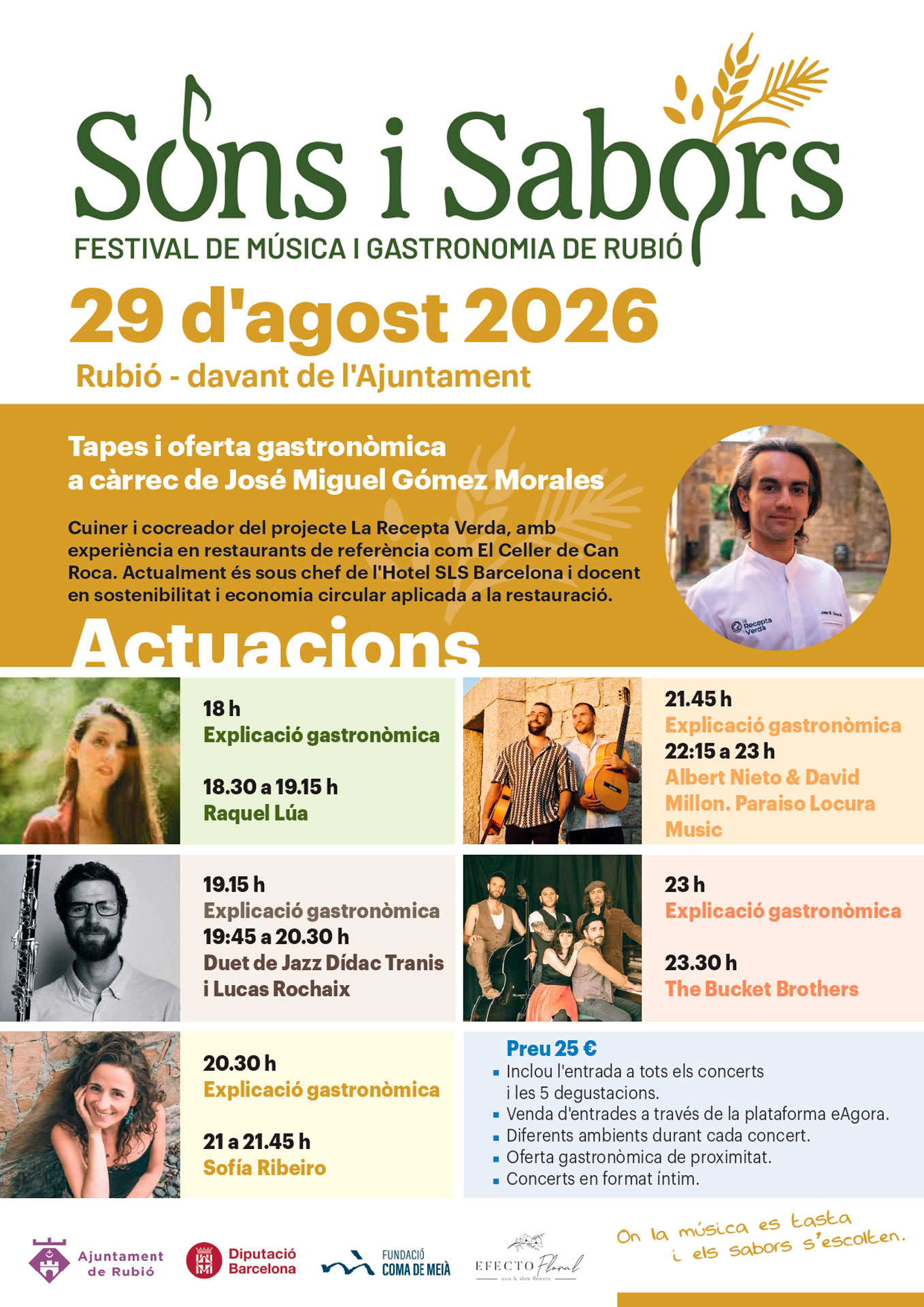 Sons i Sabors, Festival de Música i Gastronomia de Rubió
