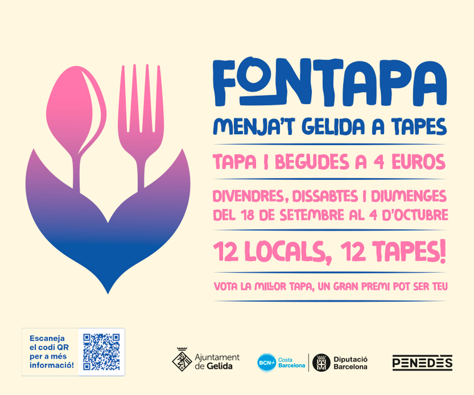 FonTapa. Menja't Gelida a tapes!
