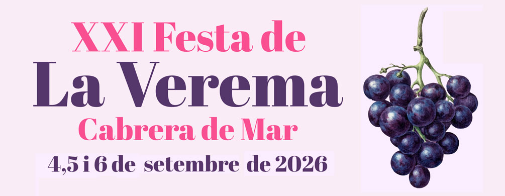 Banner de Cabrera de Mar - Festa de la Verema 2026