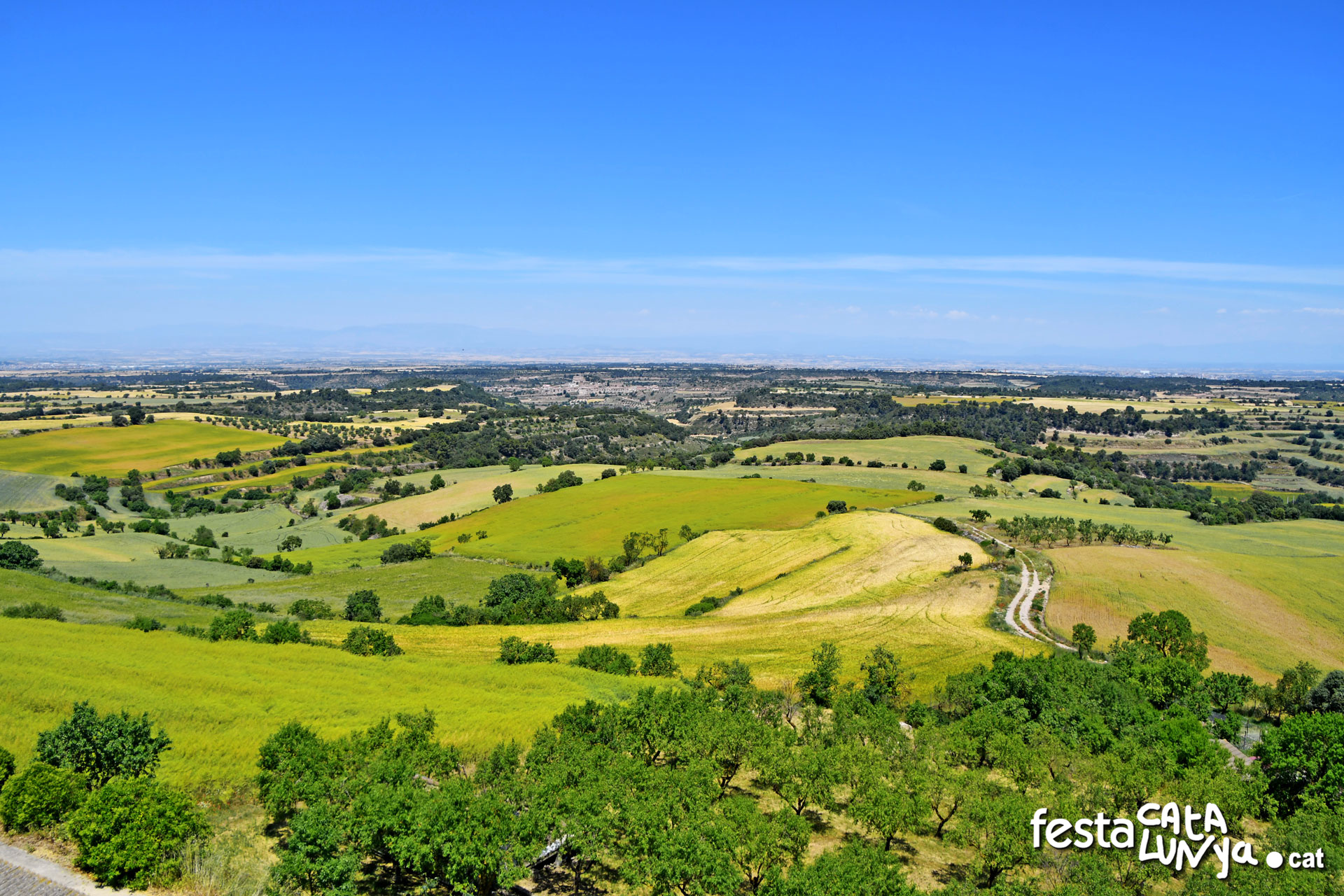 Mirador del castell de l'Ametlla de Segarra - Montoliu de Segarra