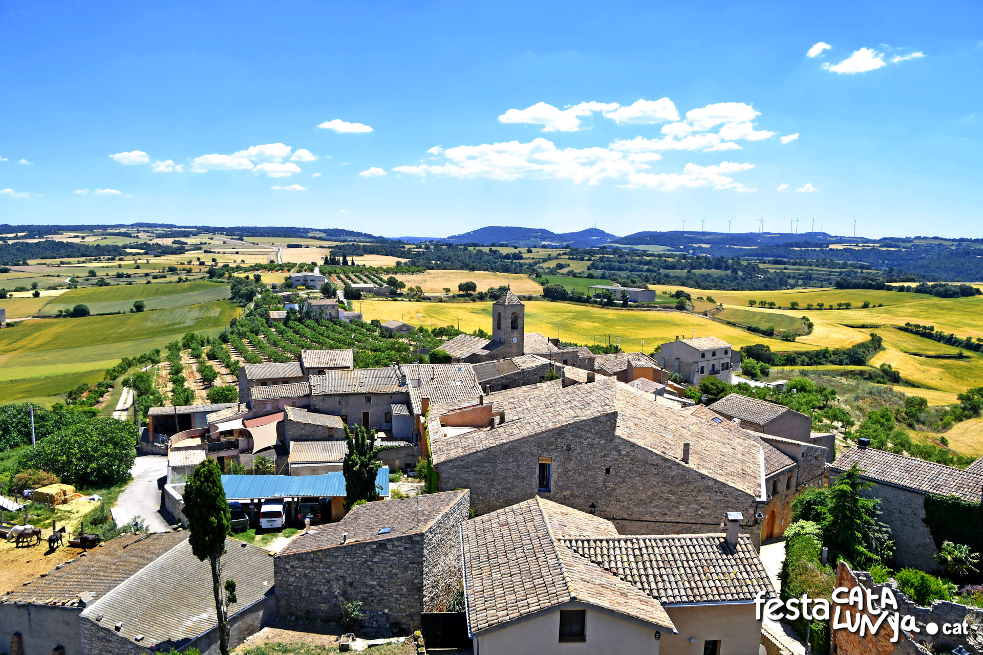 Mirador del castell de l'Ametlla de Segarra - Montoliu de Segarra