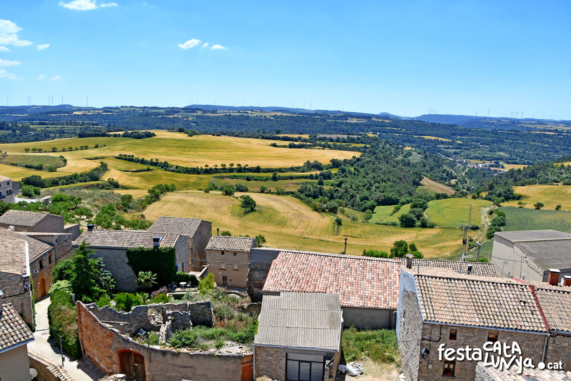 Mirador del castell de l'Ametlla de Segarra - Montoliu de Segarra