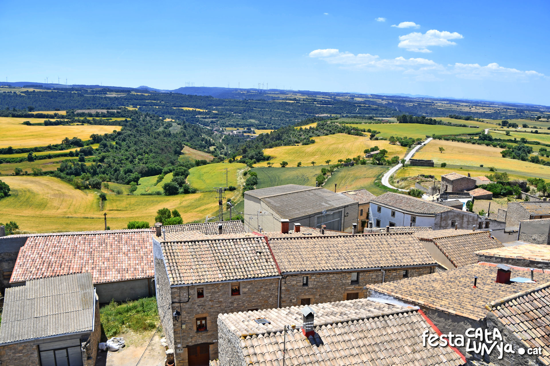 Mirador del castell de l'Ametlla de Segarra - Montoliu de Segarra