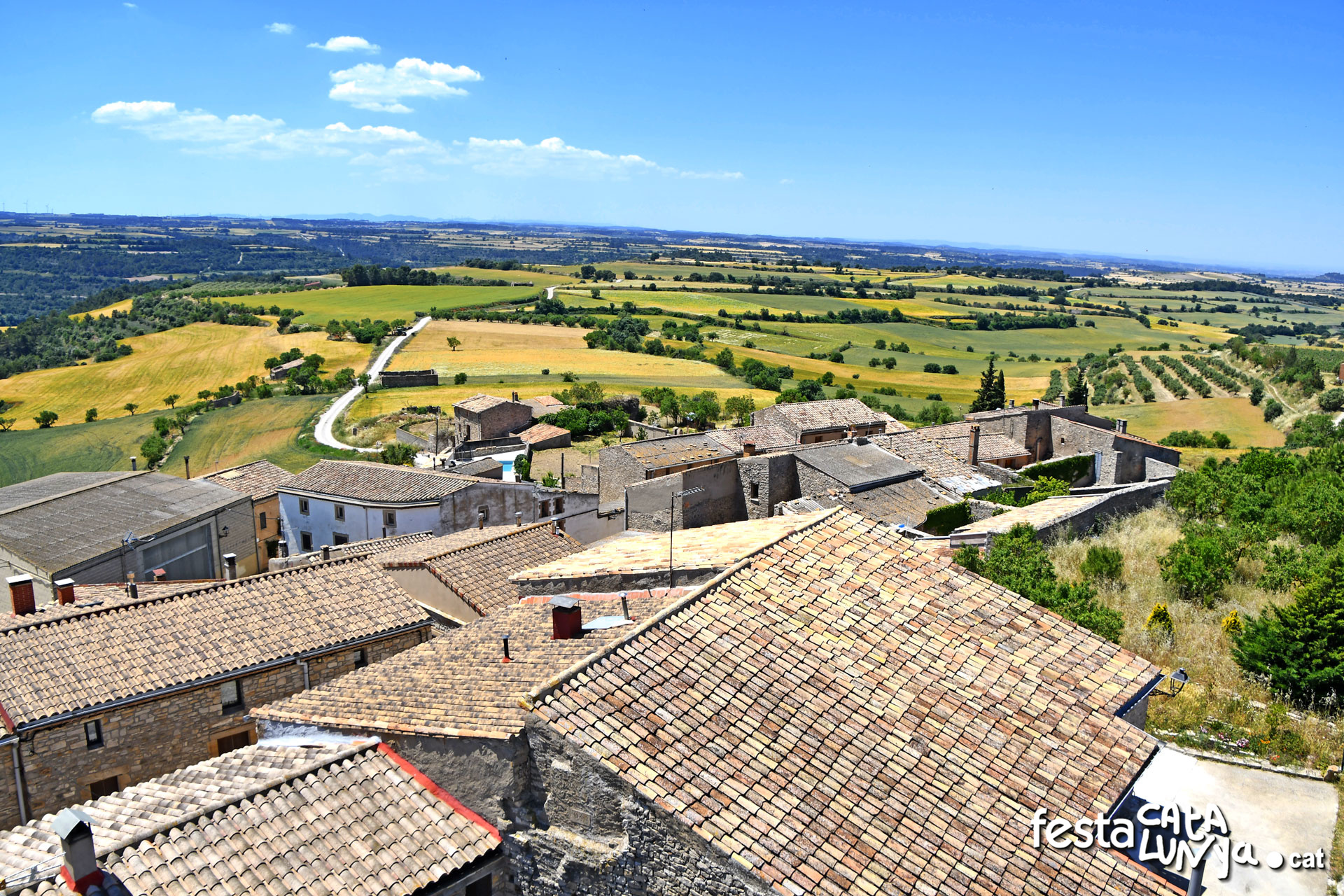 Mirador del castell de l'Ametlla de Segarra - Montoliu de Segarra