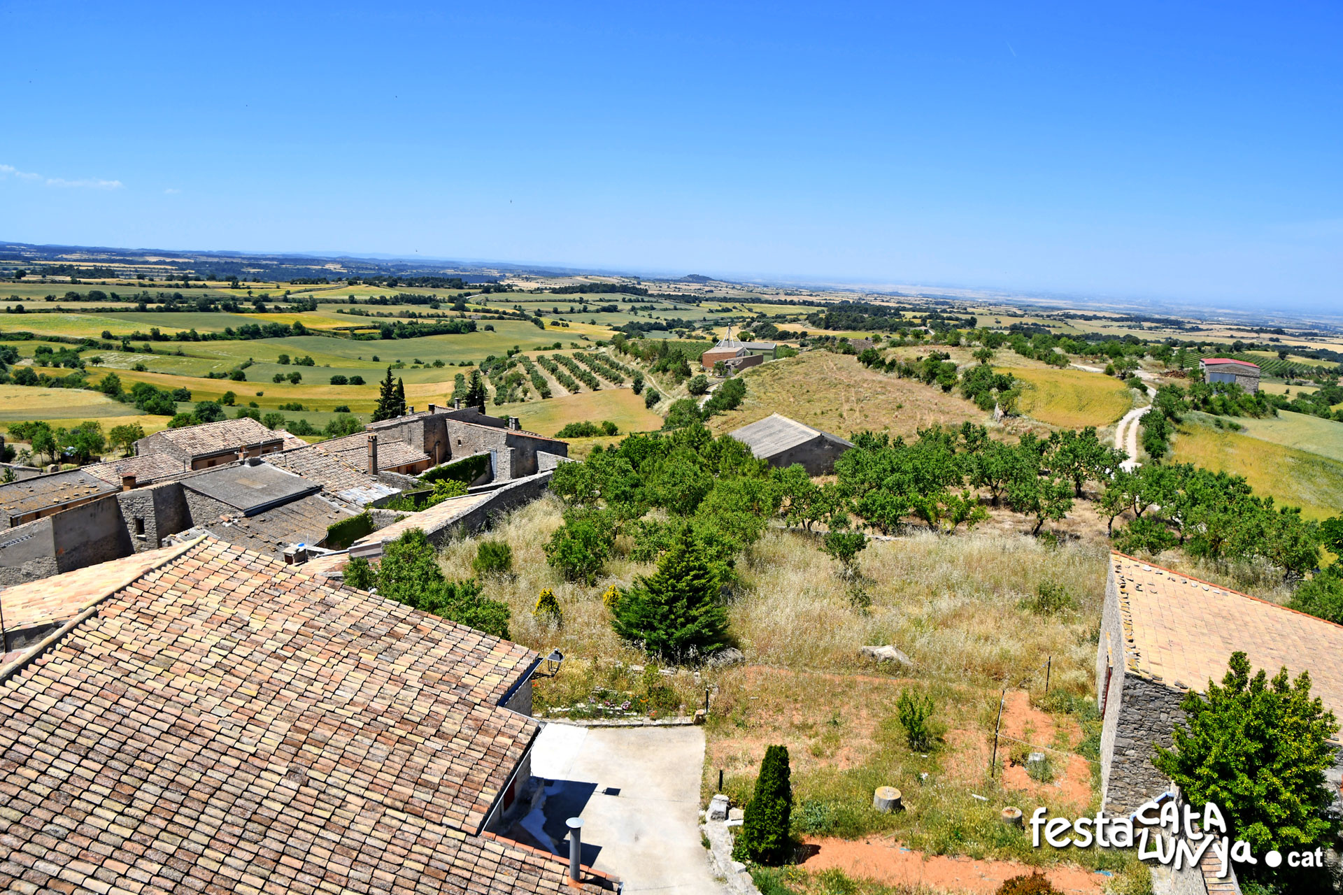 Mirador del castell de l'Ametlla de Segarra - Montoliu de Segarra