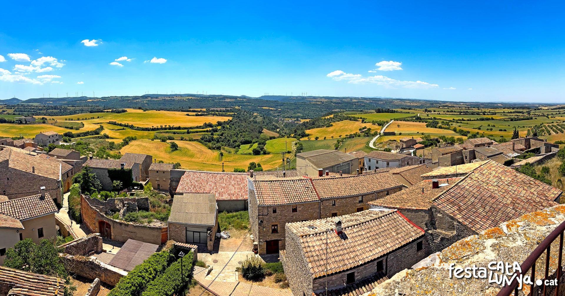 Mirador del castell de l'Ametlla de Segarra - Montoliu de Segarra