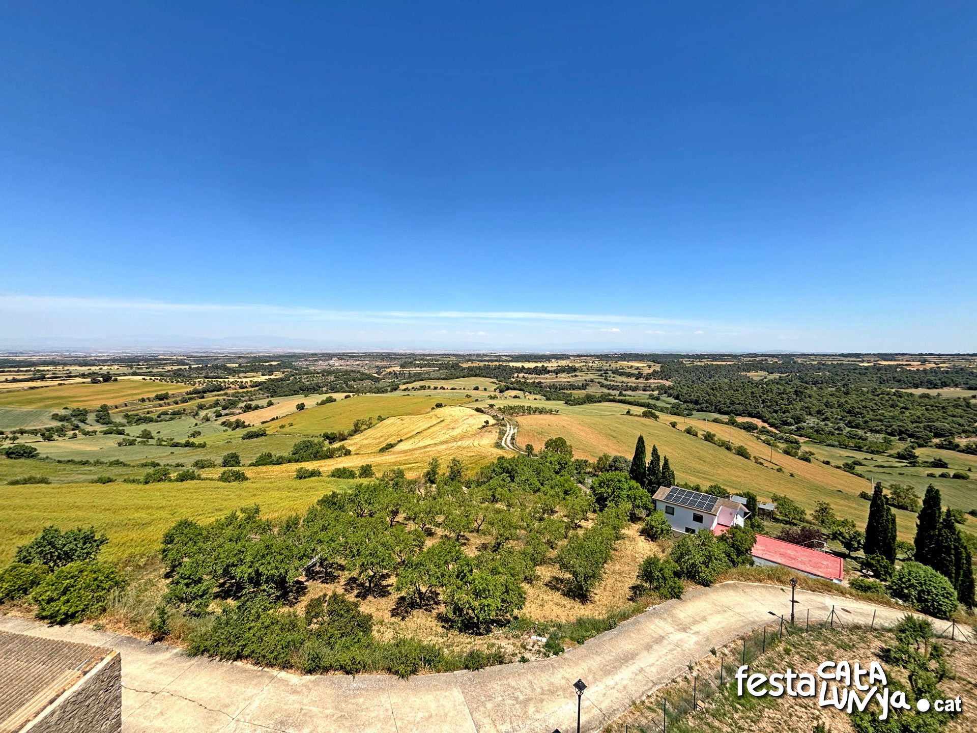 Mirador del castell de l'Ametlla de Segarra - Montoliu de Segarra