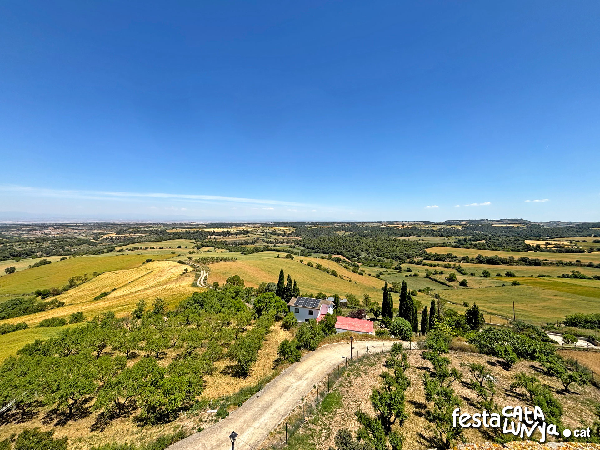 Mirador del castell de l'Ametlla de Segarra - Montoliu de Segarra