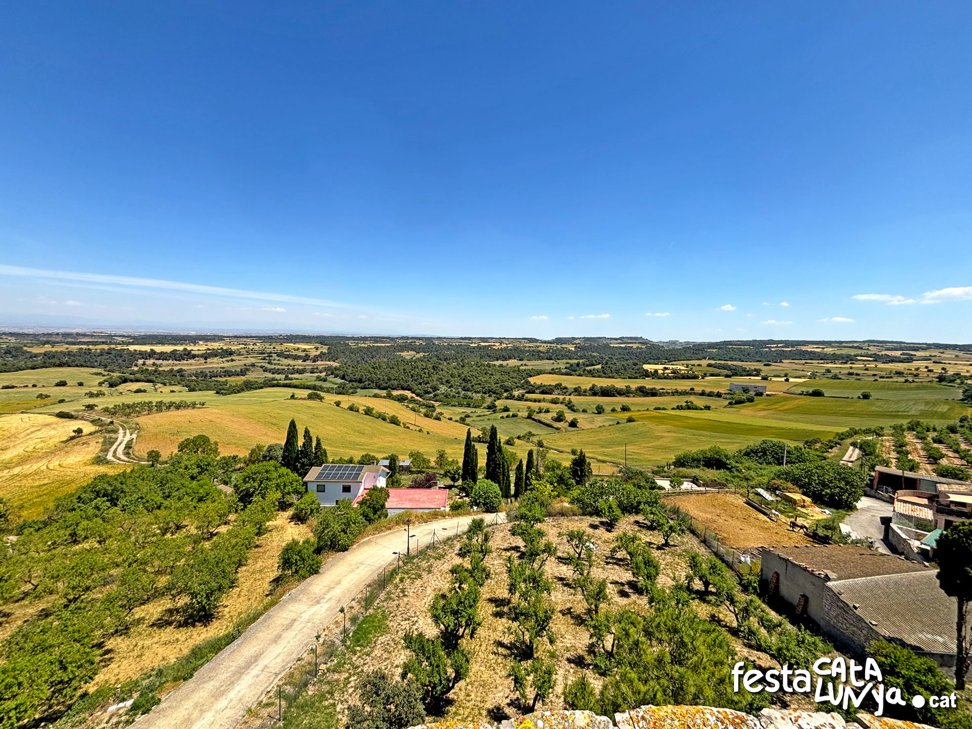 Mirador del castell de l'Ametlla de Segarra - Montoliu de Segarra