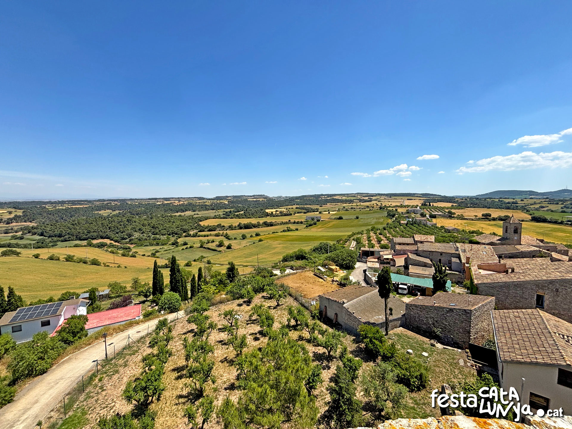 Mirador del castell de l'Ametlla de Segarra - Montoliu de Segarra