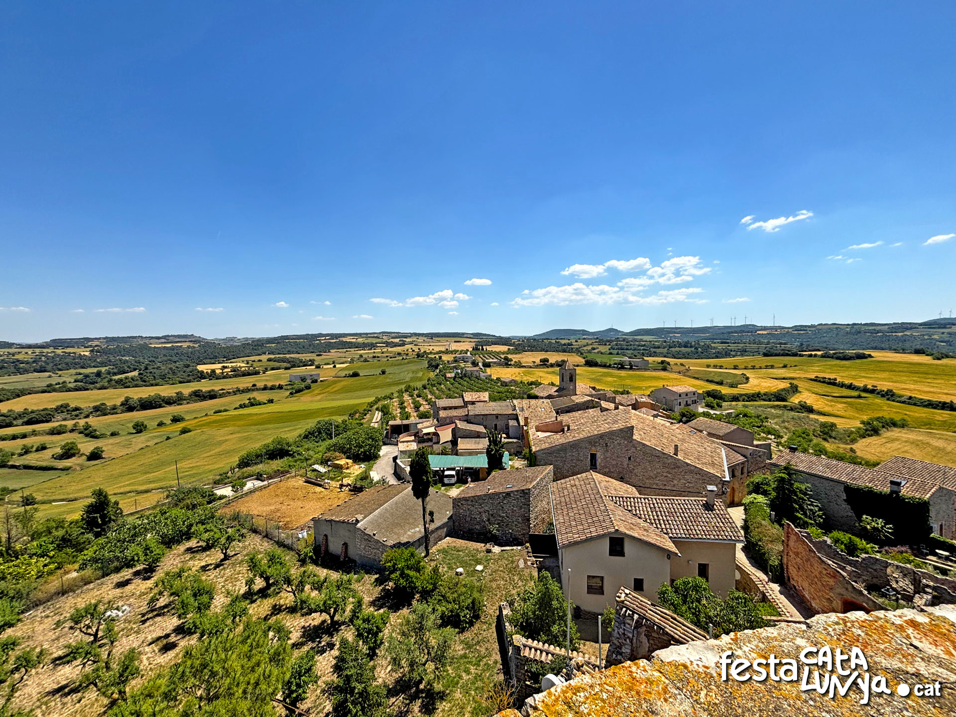 Mirador del castell de l'Ametlla de Segarra - Montoliu de Segarra