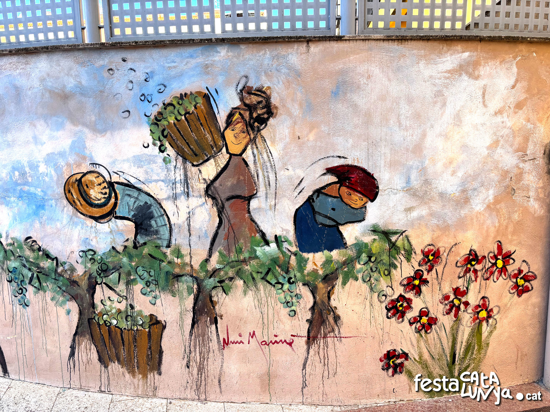 Mural Vinyols ve de Vinya - Vinyols i els Arcs