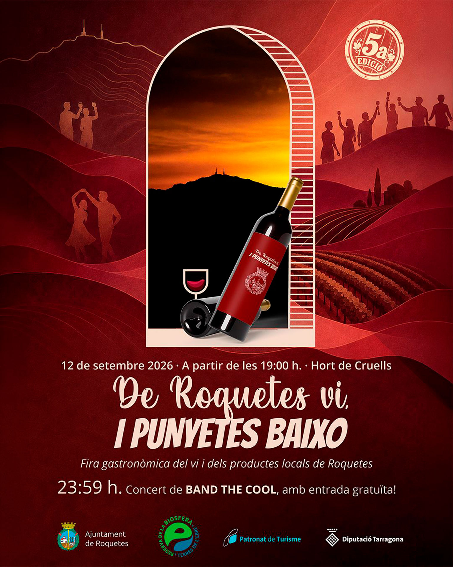 Fira gastronòmica del vi i dels productes locals ‘De Roquetes Vi, i Punyetes Baixo’ 2026 - Roquetes